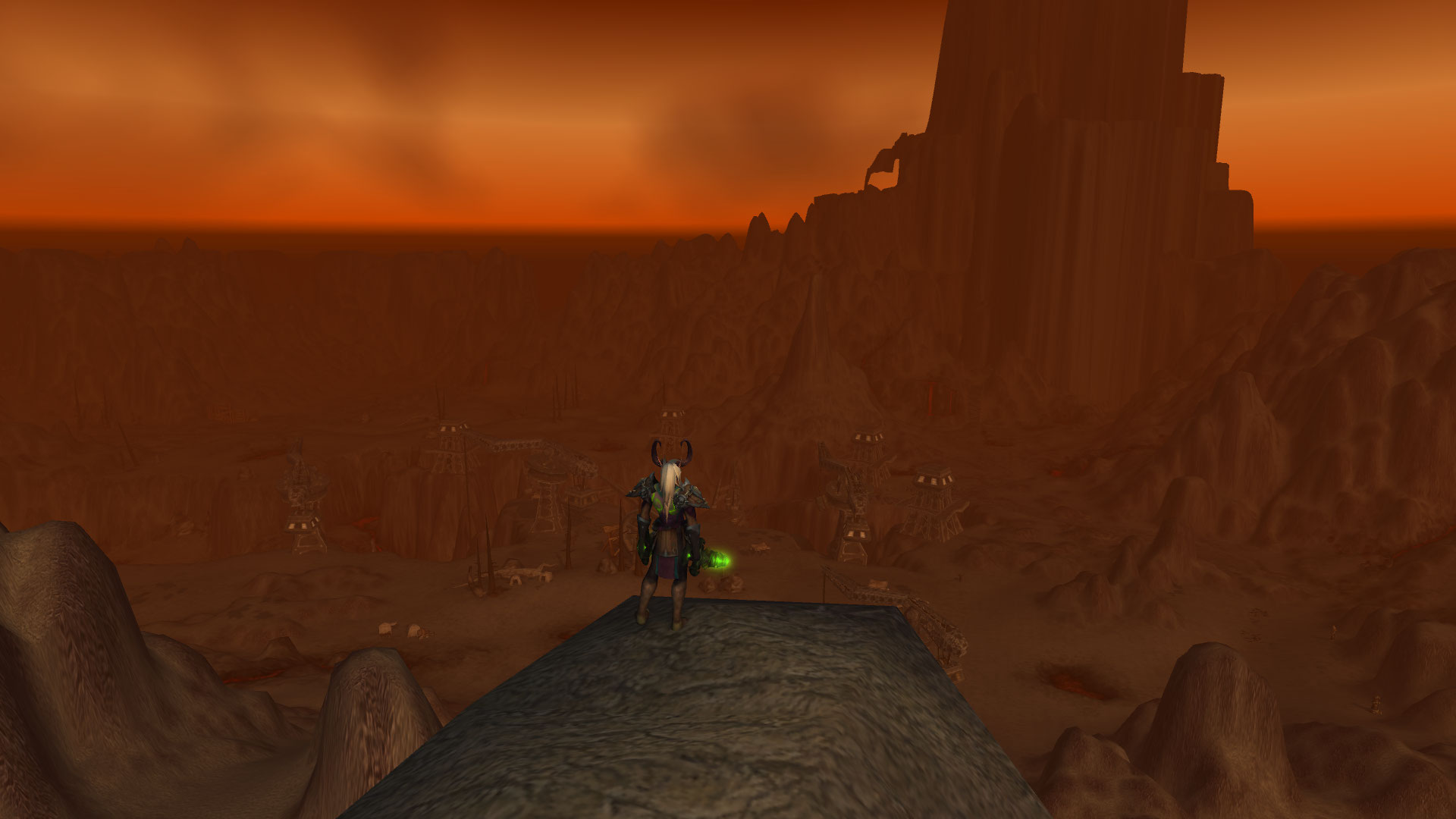 Repaire de l’Aile noire vue du nord.