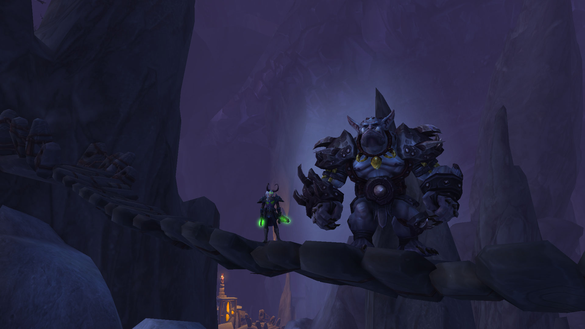 Un des drogbars observant l'instance de haut.