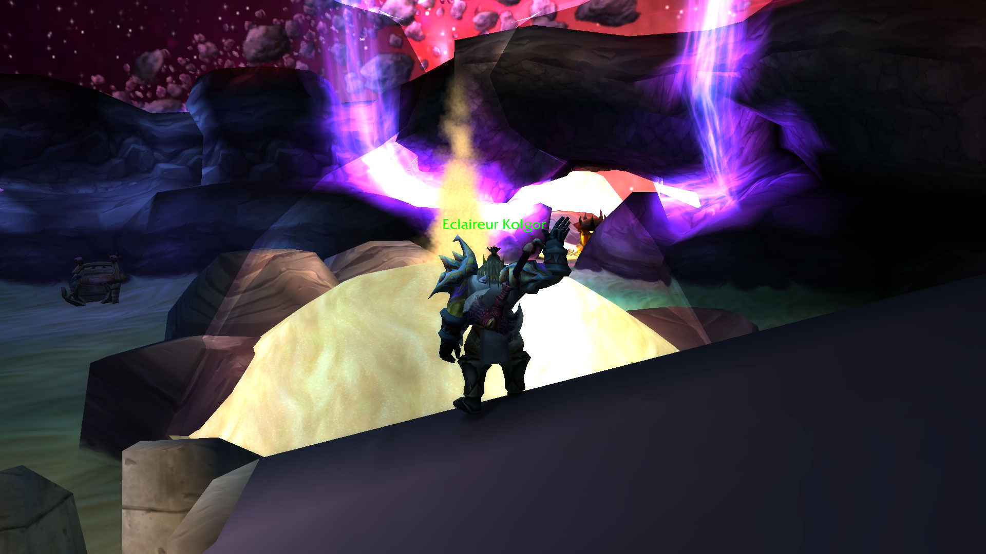 Les grottes du temps, porte fermée