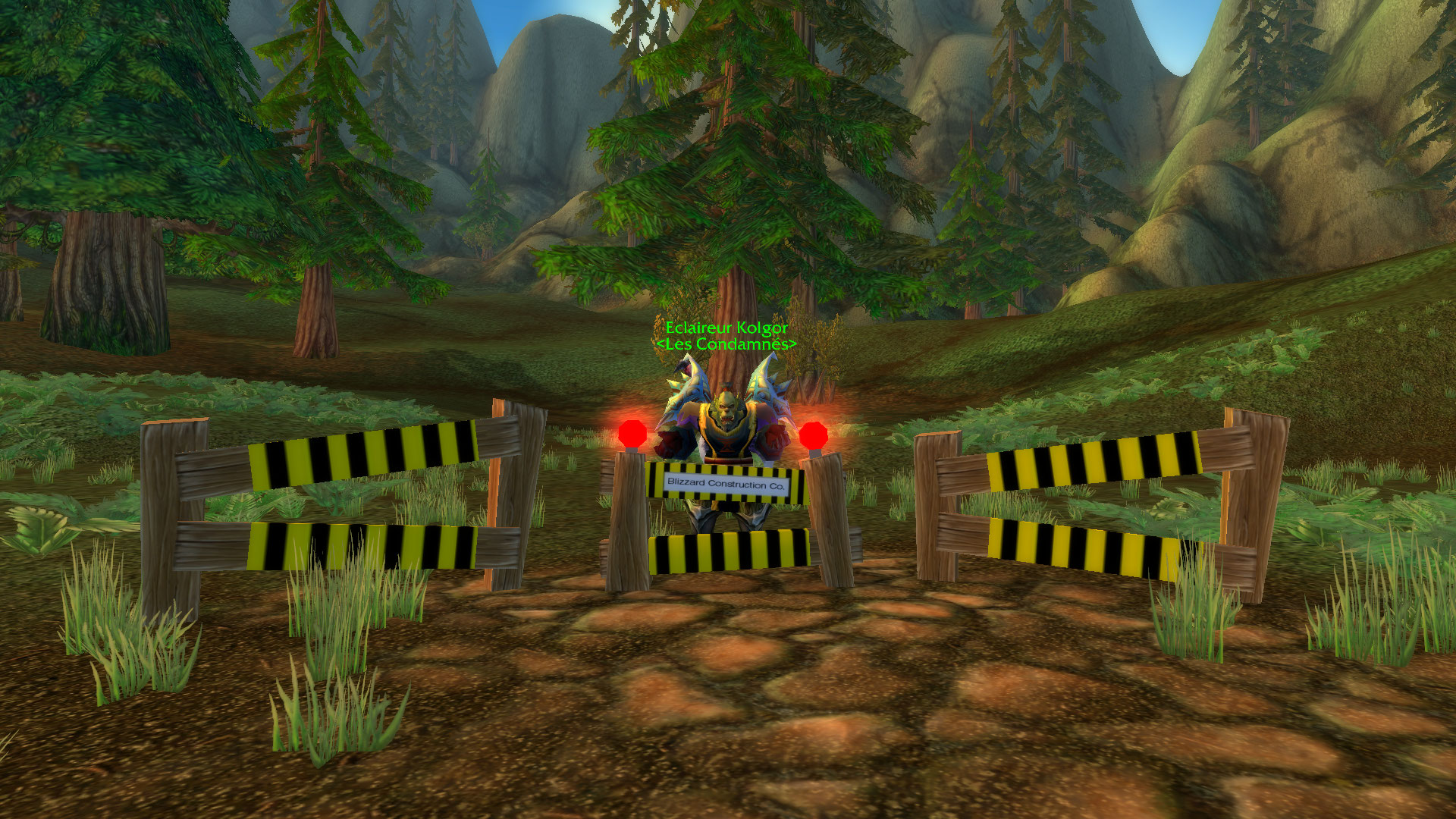 D'étranges panneaux en haut du mont Hyjal