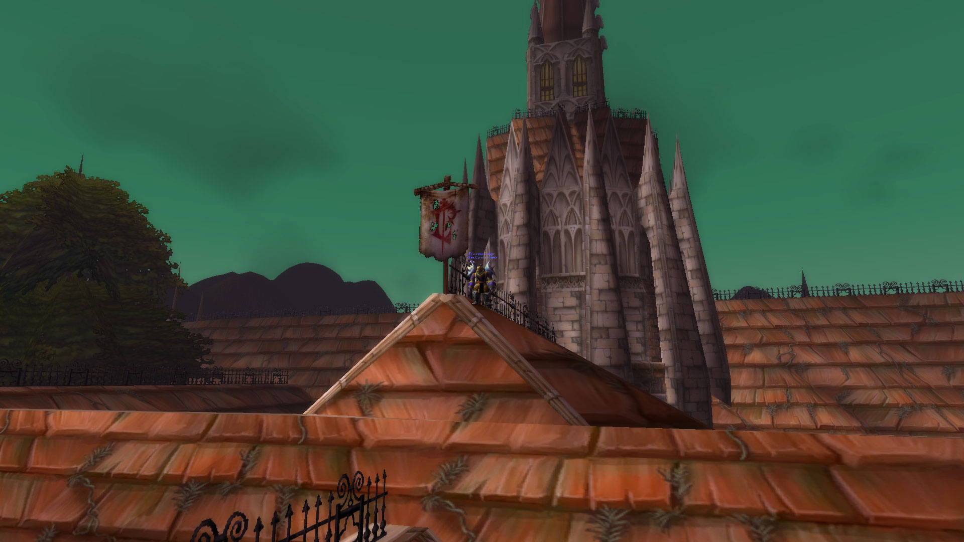 Les toits du monastère