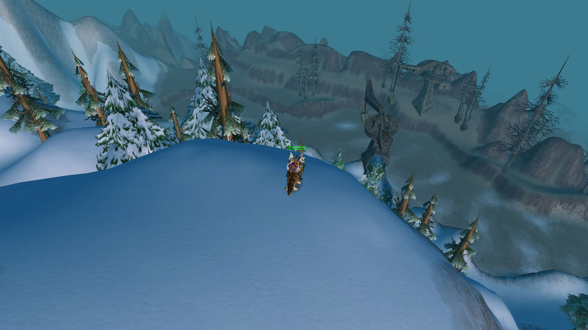 D'étranges grues au nord de la gorge des vents brulants