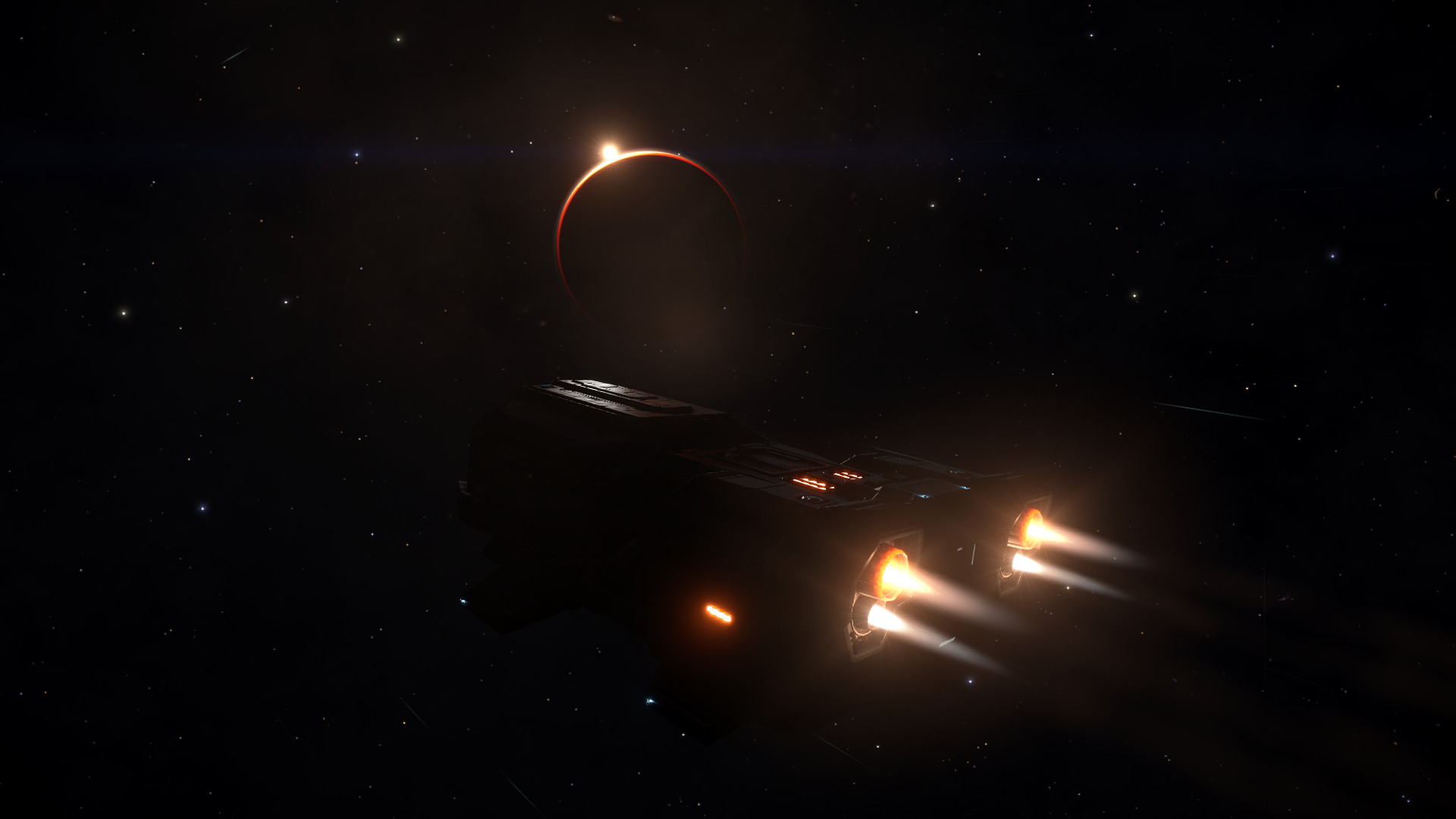 Mon semi-remorque avec un très joli décor (je trouve)