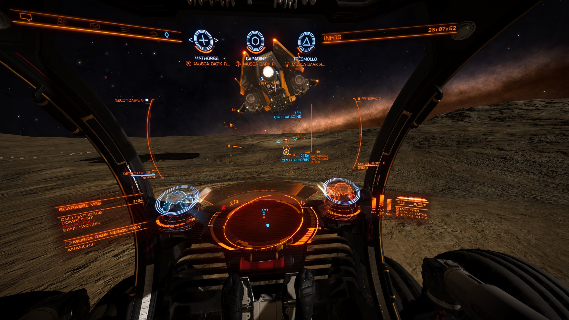 SRVs race, Caradine's cheating :)