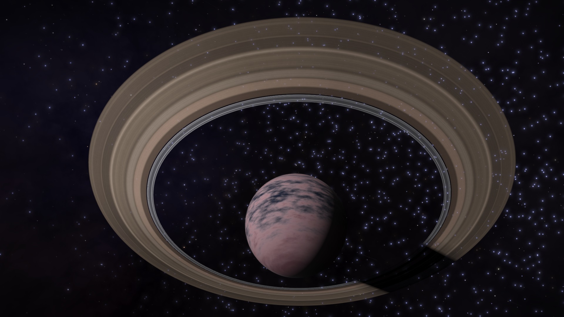 Nous voici dans Colonia, jolie vue sur cette planète...