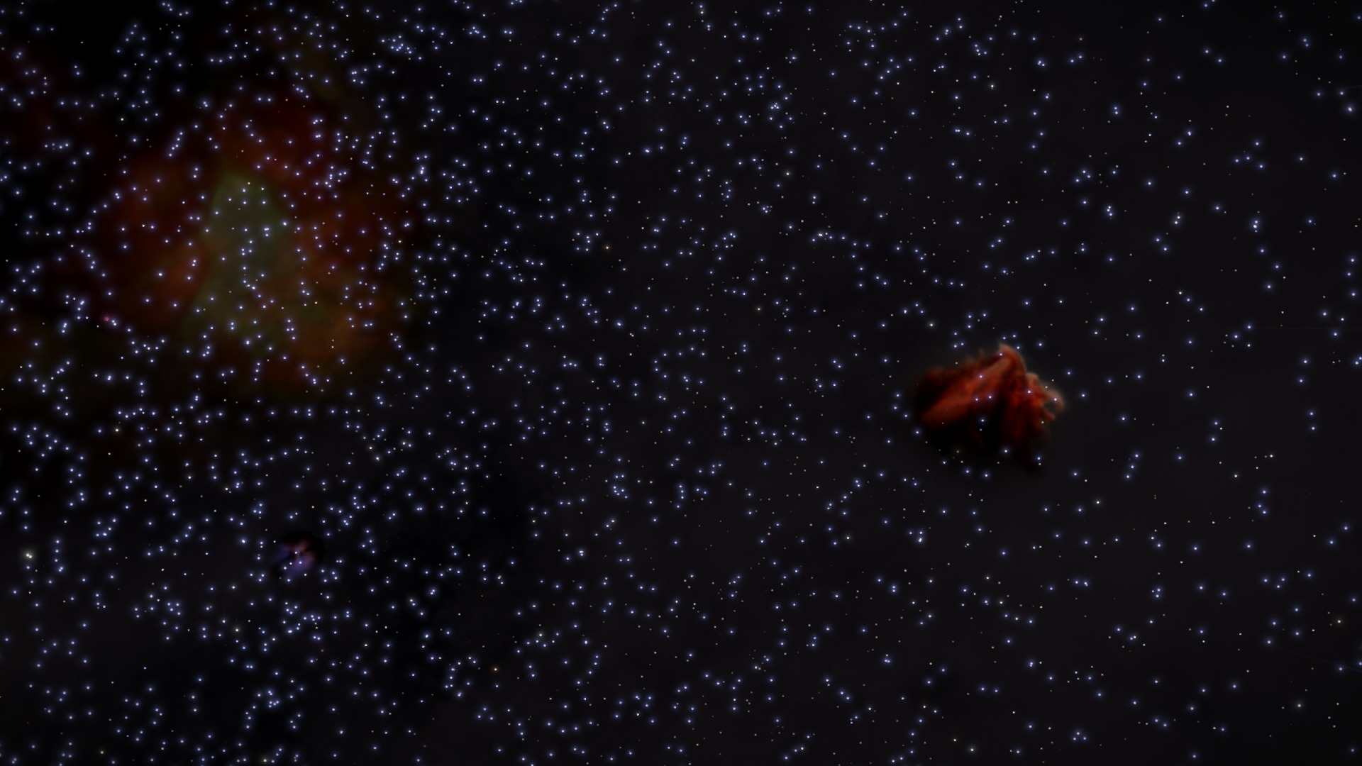 Je suis reparti de Colonia, il y a 2 autres nébuleuses pas loin