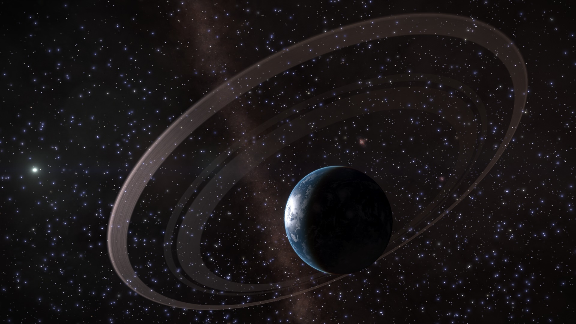 Mon objectif pour le touriste (un explorateur en fait). Il voulait voir &quot;Beautiful rings&quot;. Comme je le comprends