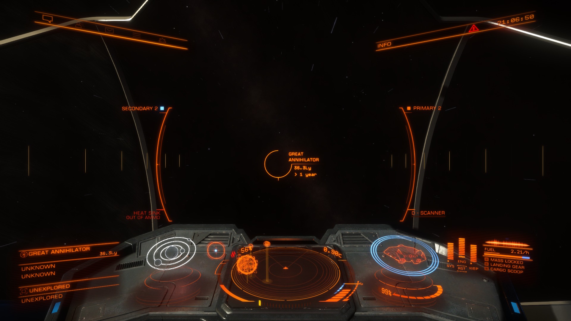 Et donc sur le chemin du retour, j'ai fais un crochet par &quot;lui&quot;. LE trou noir le plus imposant du jeu (jusqu'à preuve du contraire).