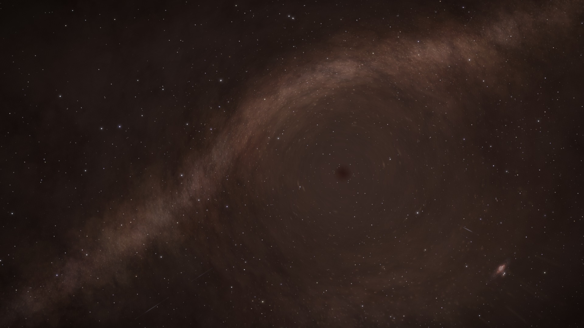 Même de loin, la courbure se manifeste. C'est vraiment impressionant!